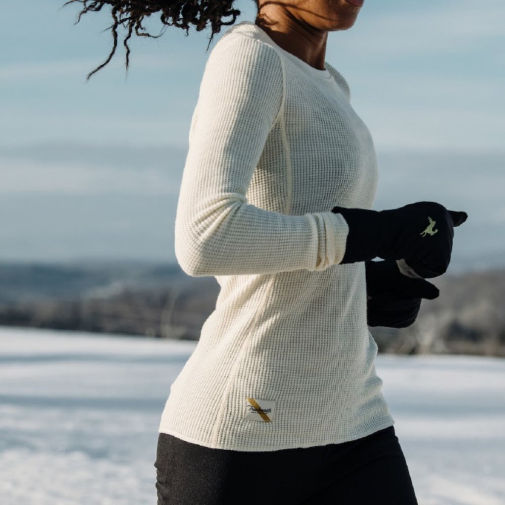 Tracksmith 100% Wool Fells Waffle Layer T-Shirt